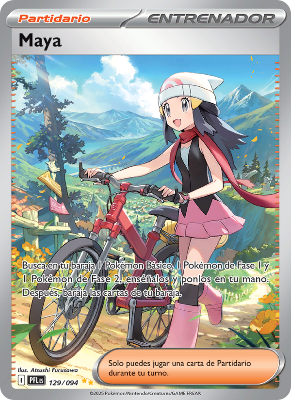 Maya 129 — Phantasmal Flames (Spanish Pokémon TCG card)