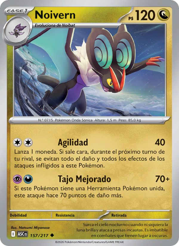 Noivern 157 — Erhabene Helden (Spanish Pokémon TCG card)