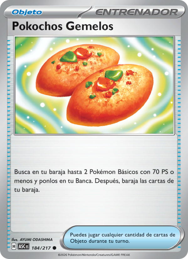 Pokochos Gemelos 184 — Erhabene Helden (Spanish Pokémon TCG card)