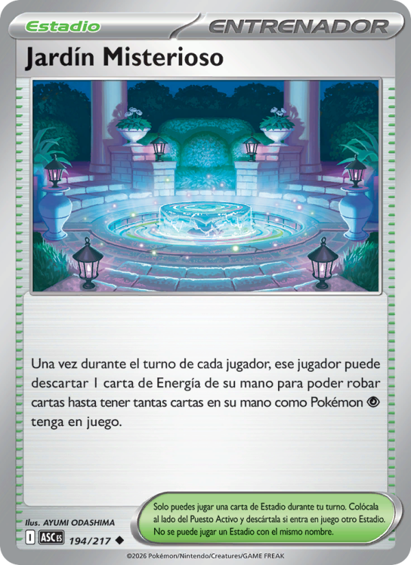Jardín Misterioso 194 — Erhabene Helden (Spanish Pokémon TCG card)