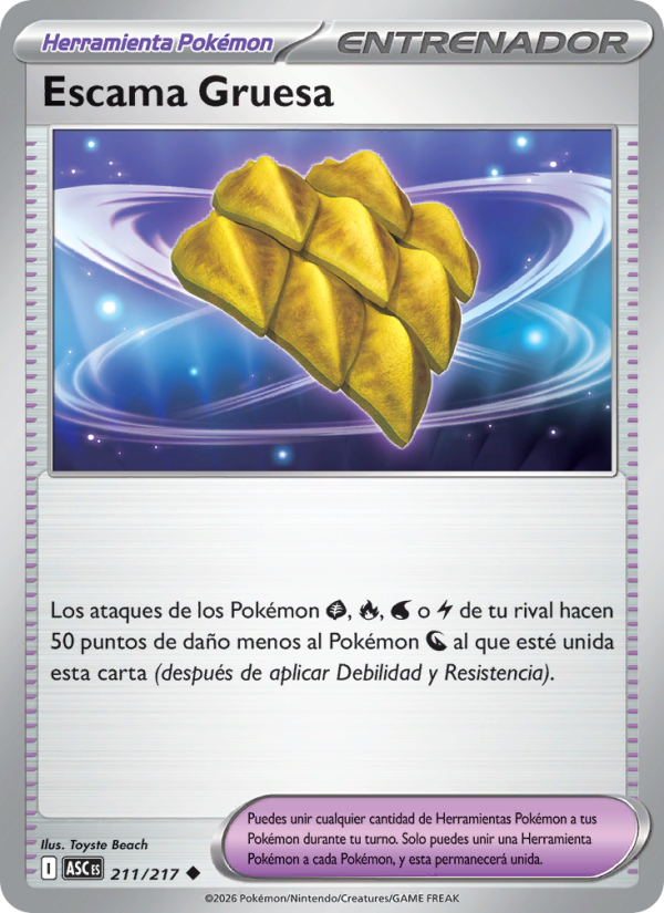 Escama Gruesa 211 — Erhabene Helden (Spanish Pokémon TCG card)