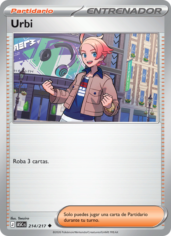Urbi 214 — Erhabene Helden (Spanish Pokémon TCG card)