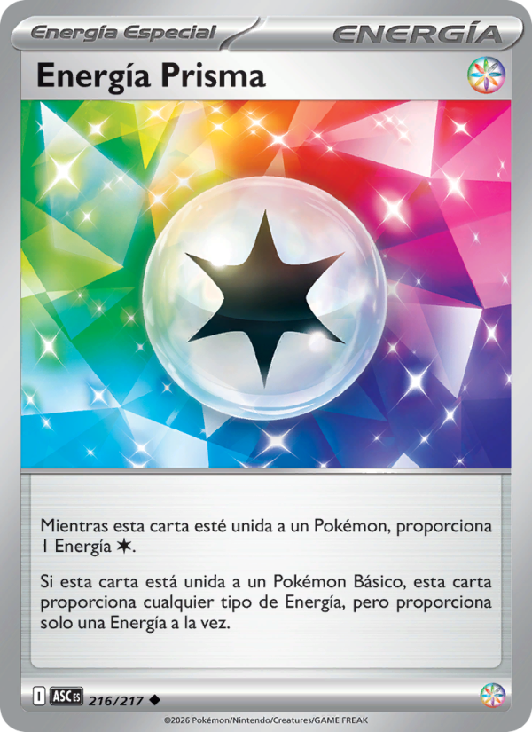 Energía Prisma 216 — Erhabene Helden (Spanish Pokémon TCG card)