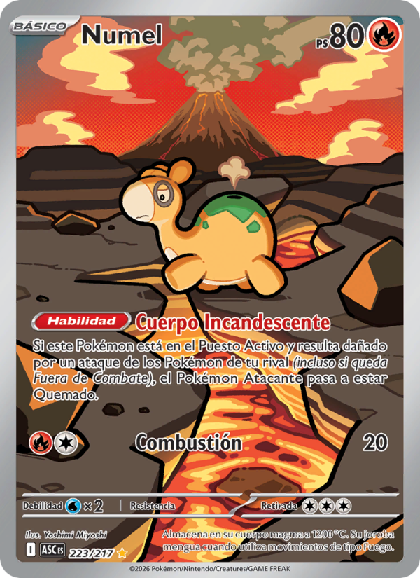 Numel 223 — Erhabene Helden (Spanish Pokémon TCG card)