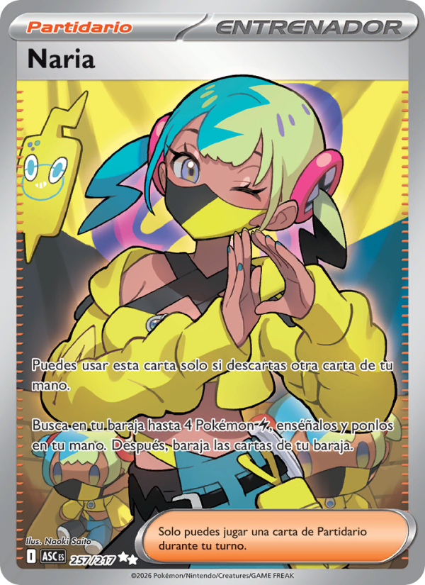 Naria 257 — Erhabene Helden (Spanish Pokémon TCG card)