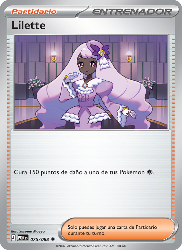 Lilette 075 — Optimale Ordnung (Spanish Pokémon TCG card)
