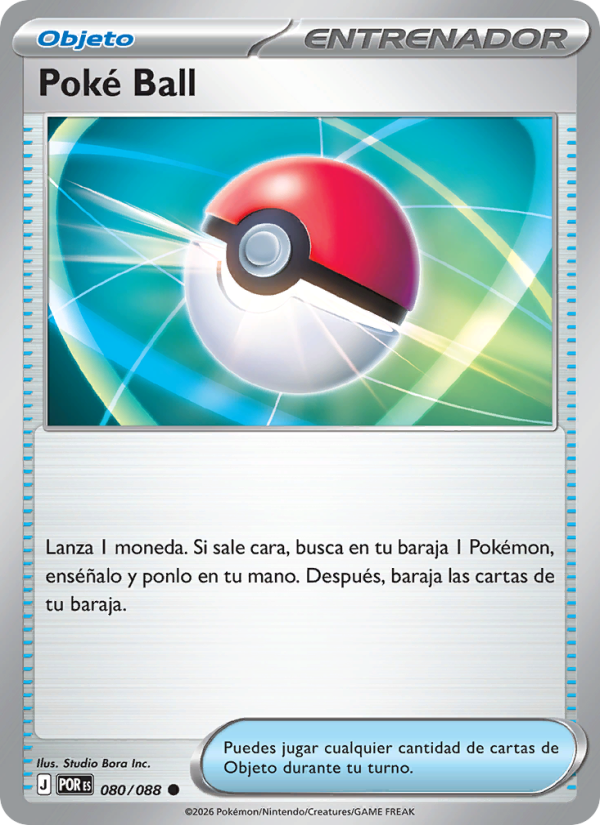 Poké Ball 080 — Optimale Ordnung (Spanish Pokémon TCG card)
