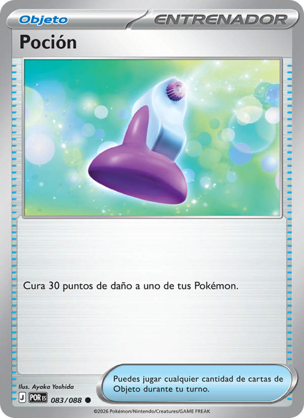 Poción 083 — Optimale Ordnung (Spanish Pokémon TCG card)