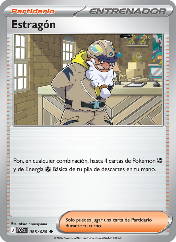 Estragón 085 — Optimale Ordnung (Spanish Pokémon TCG card)