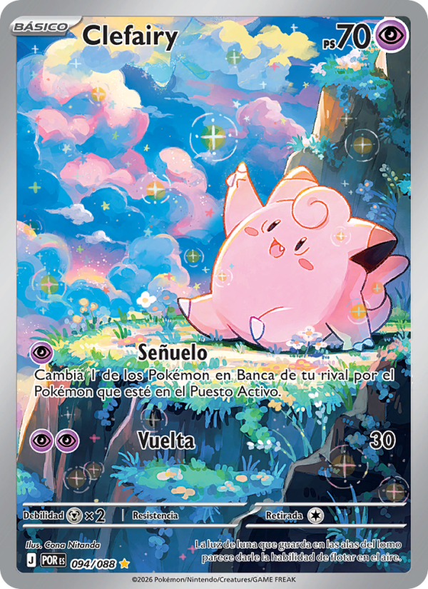 Clefairy 094 — Optimale Ordnung (Spanish Pokémon TCG card)