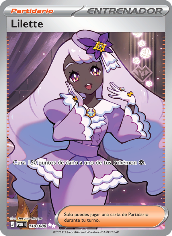 Lilette 110 — Optimale Ordnung (Spanish Pokémon TCG card)