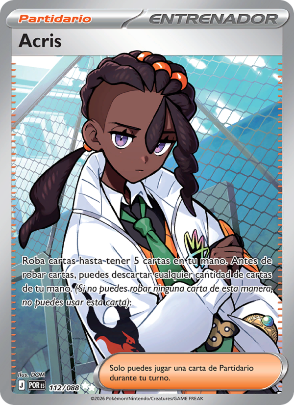 Acris 112 — Optimale Ordnung (Spanish Pokémon TCG card)