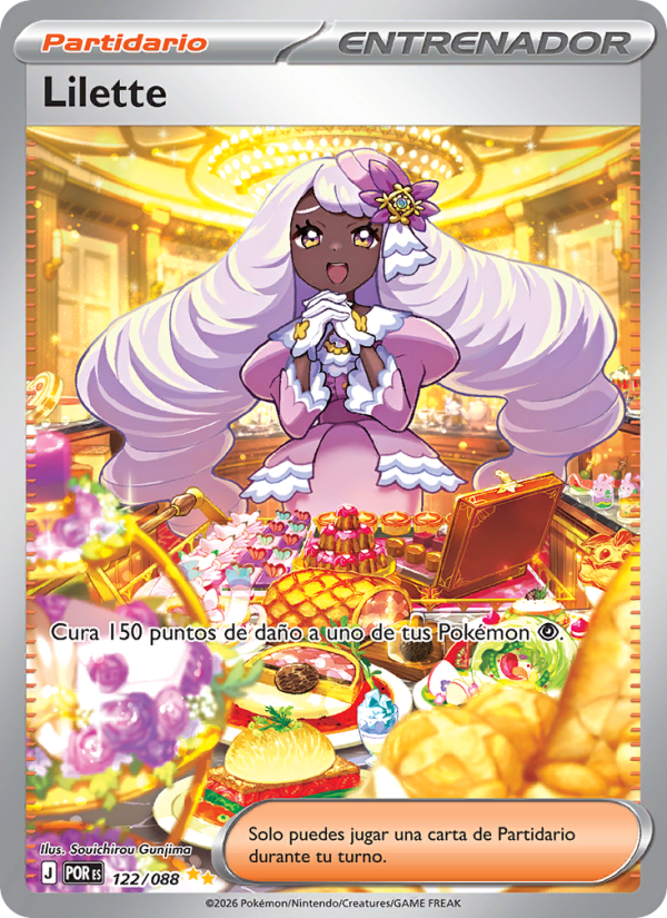 Lilette 122 — Optimale Ordnung (Spanish Pokémon TCG card)