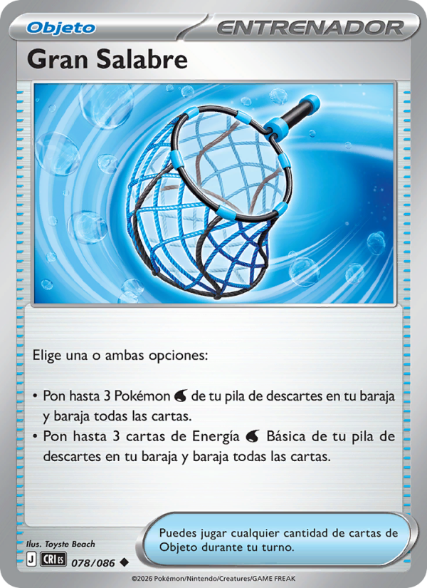 Gran Salabre 078 — Wachsendes Chaos (Spanish Pokémon TCG card)