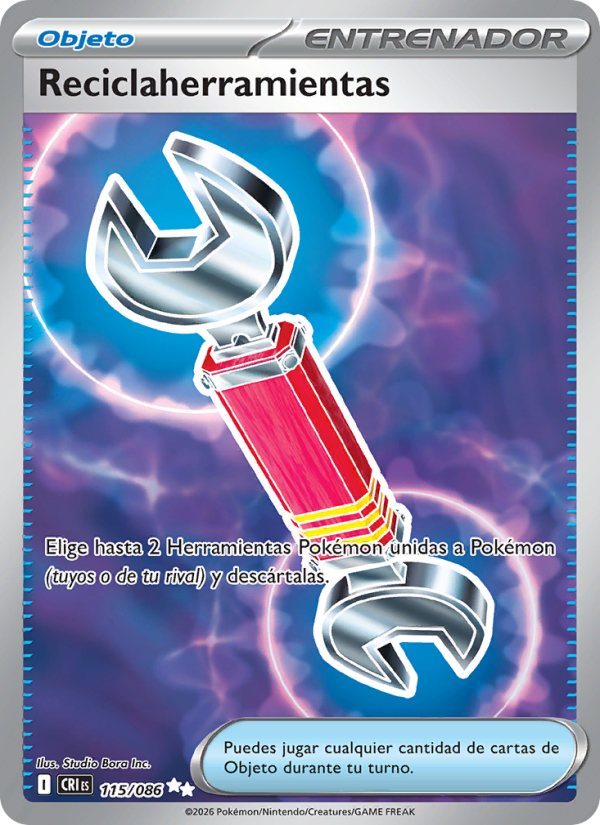 Reciclaherramientas 115 — Wachsendes Chaos (Spanish Pokémon TCG card)