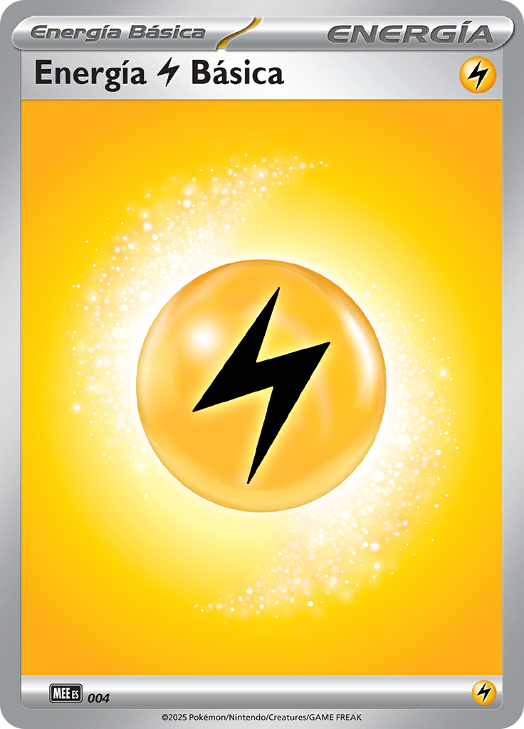 Energía Rayo 004 — Mega Evolution Energies (Spanish Pokémon TCG card)