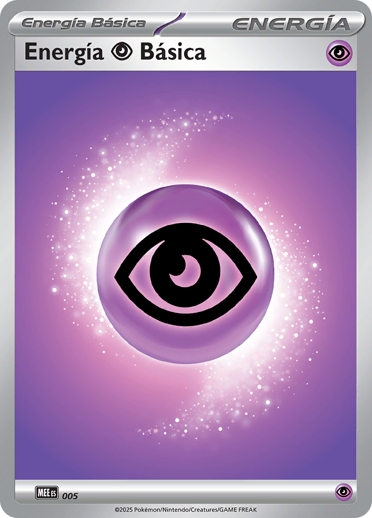 Energía Psíquica 005 — Mega Evolution Energies (Spanish Pokémon TCG card)