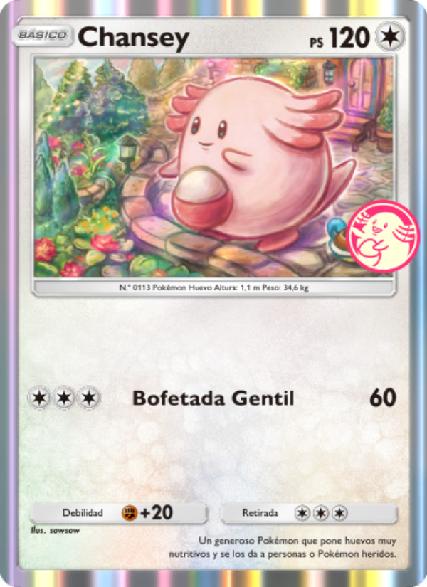 Chansey 011 — Promos-A (Spanish Pokémon TCG card)