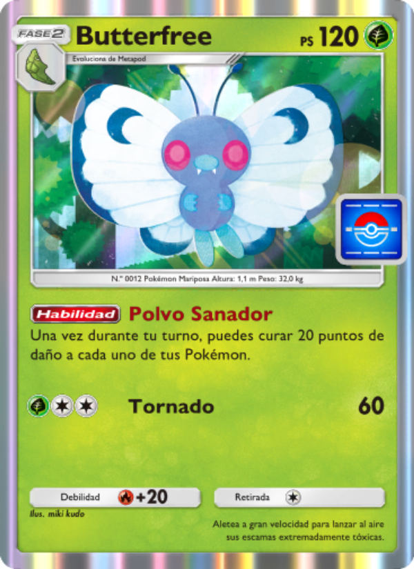 Butterfree 013 — Promos-A (Spanish Pokémon TCG card)