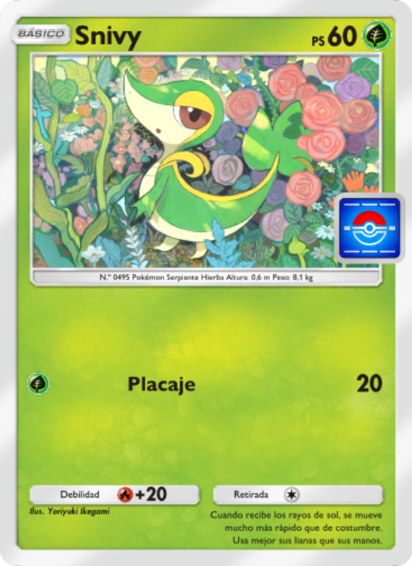 Snivy 027 — Promos-A (Spanish Pokémon TCG card)
