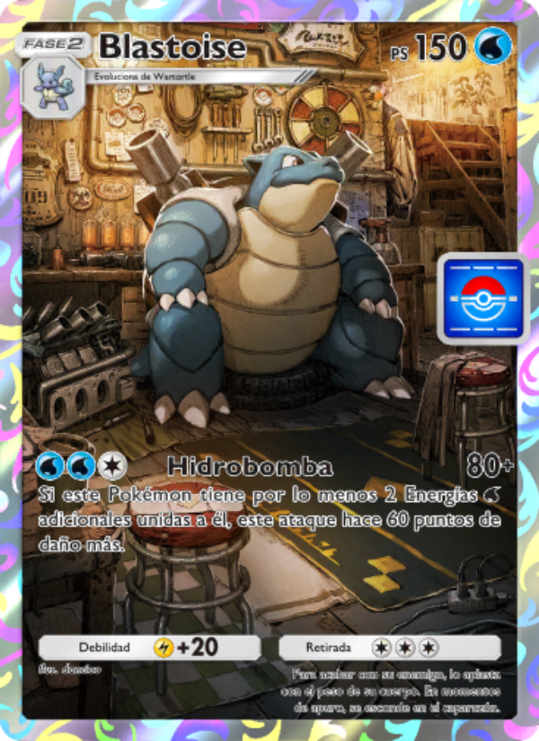 Blastoise 029 — Promos-A (Spanish Pokémon TCG card)