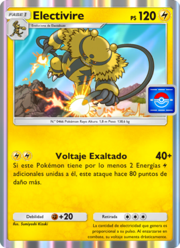 Electivire 036 — Promos-A (Spanish Pokémon TCG card)