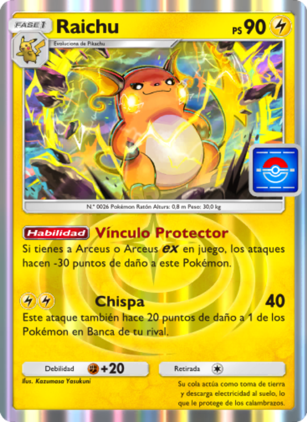 Raichu 044 — Promos-A (Spanish Pokémon TCG card)