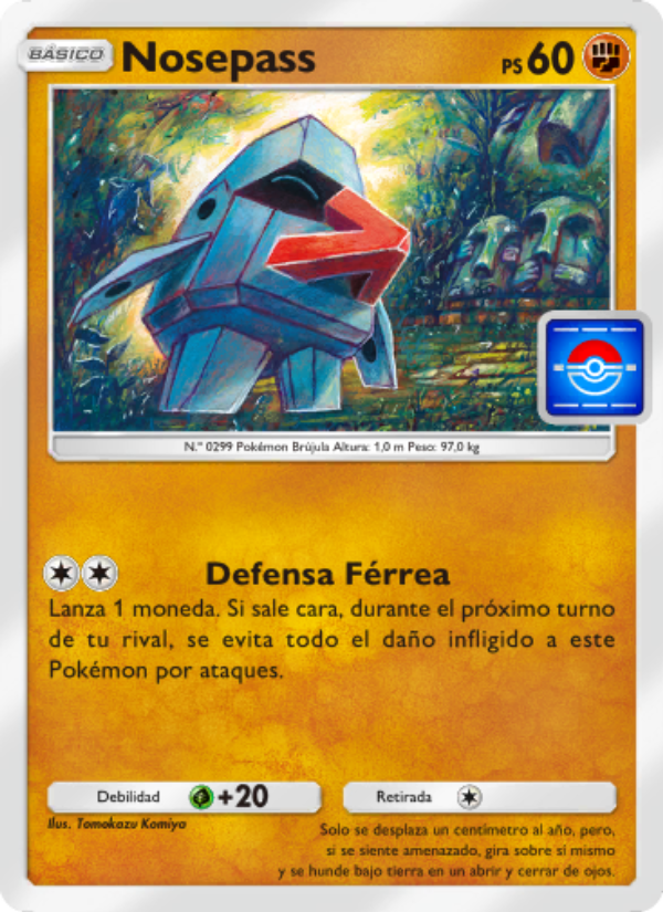 Nosepass 045 — Promos-A (Spanish Pokémon TCG card)