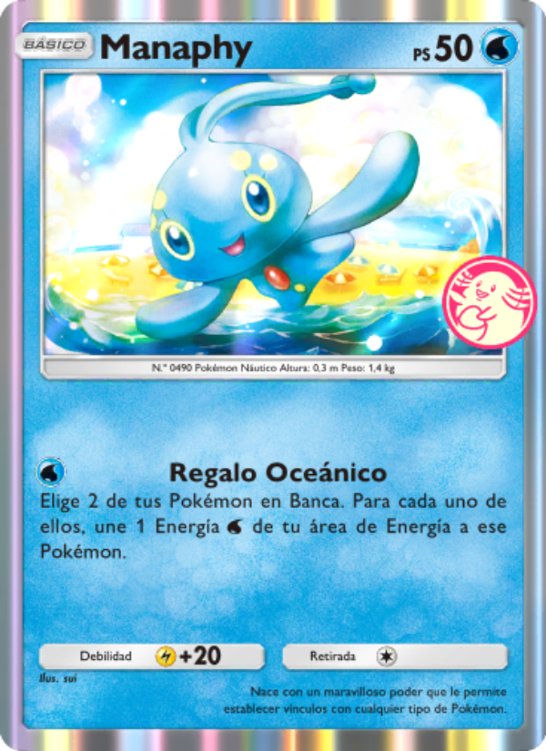 Manaphy 048 — Promos-A (Spanish Pokémon TCG card)