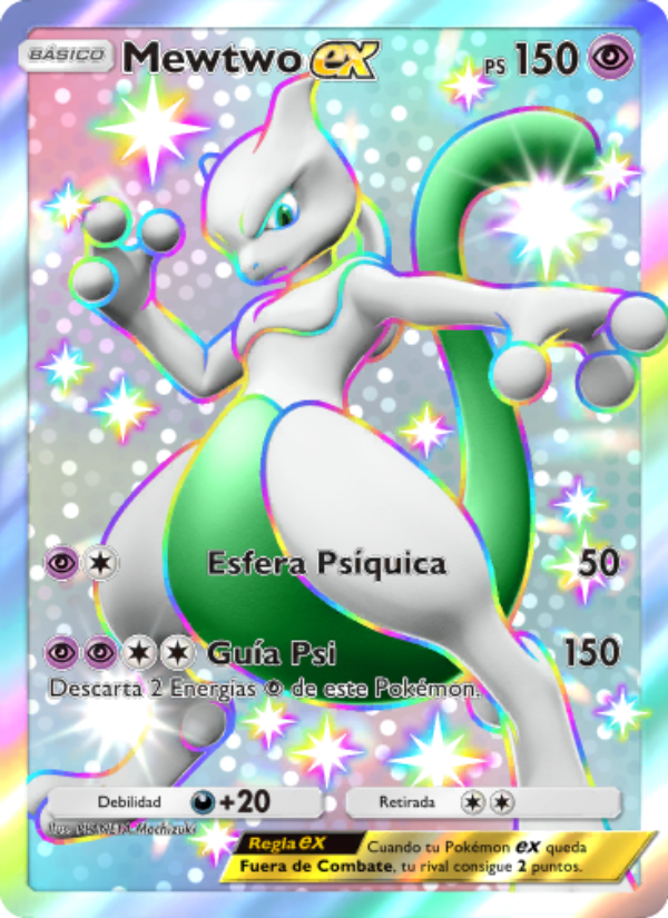 Mewtwo ex 050 — Promos-A (Spanish Pokémon TCG card)