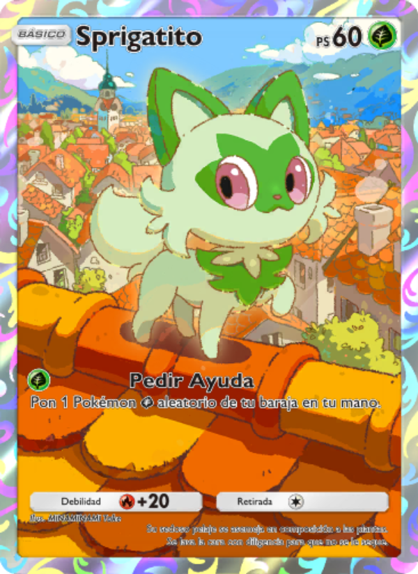 Sprigatito 052 — Promos-A (Spanish Pokémon TCG card)