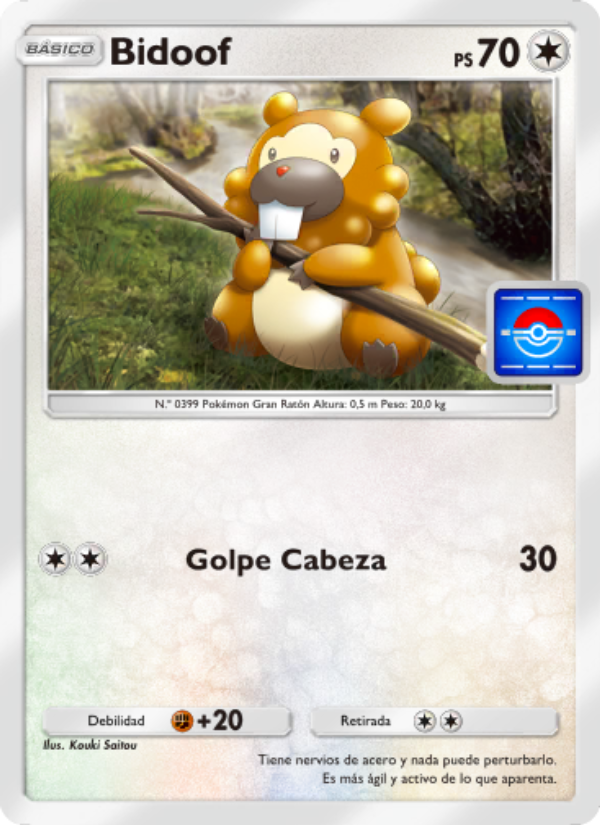 Bidoof 057 — Promos-A (Spanish Pokémon TCG card)