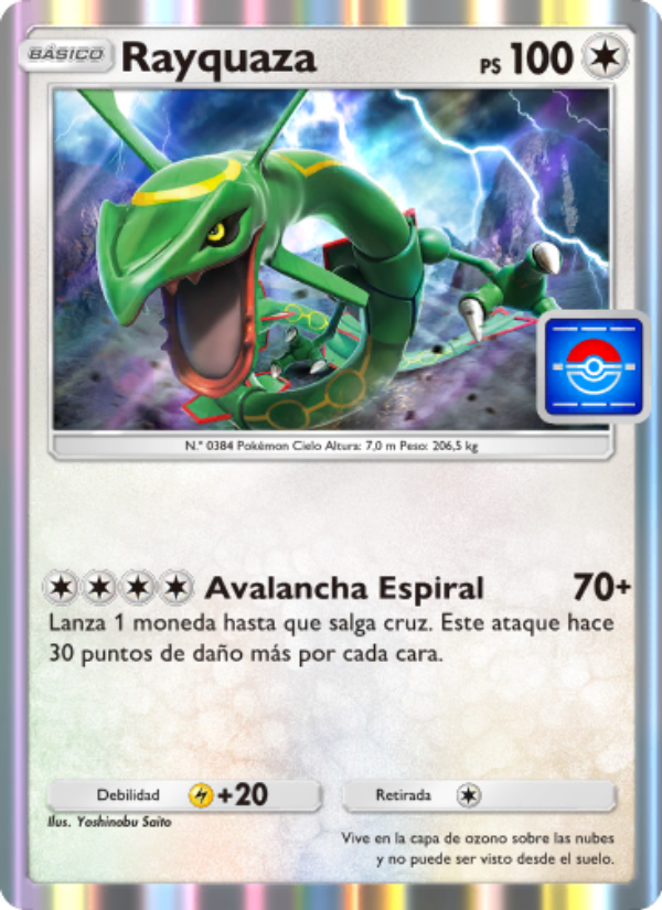 Rayquaza 063 — Promos-A (Spanish Pokémon TCG card)