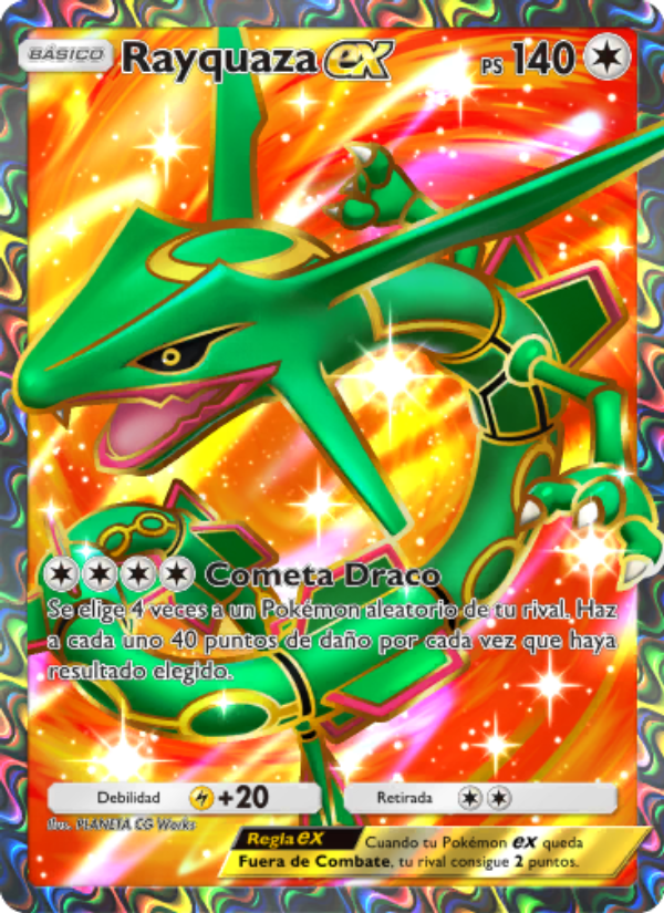 Rayquaza ex 065 — Promos-A (Spanish Pokémon TCG card)