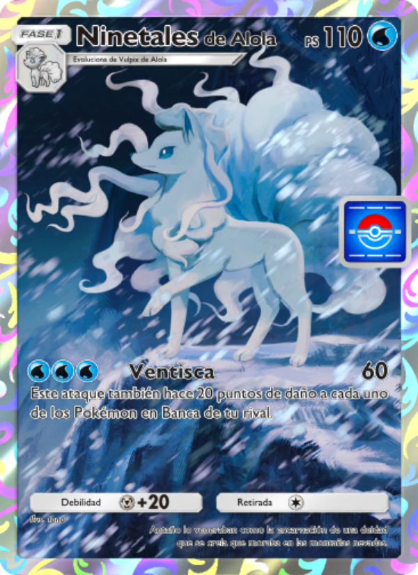 Ninetalesde Alola 070 — Promos-A (Spanish Pokémon TCG card)