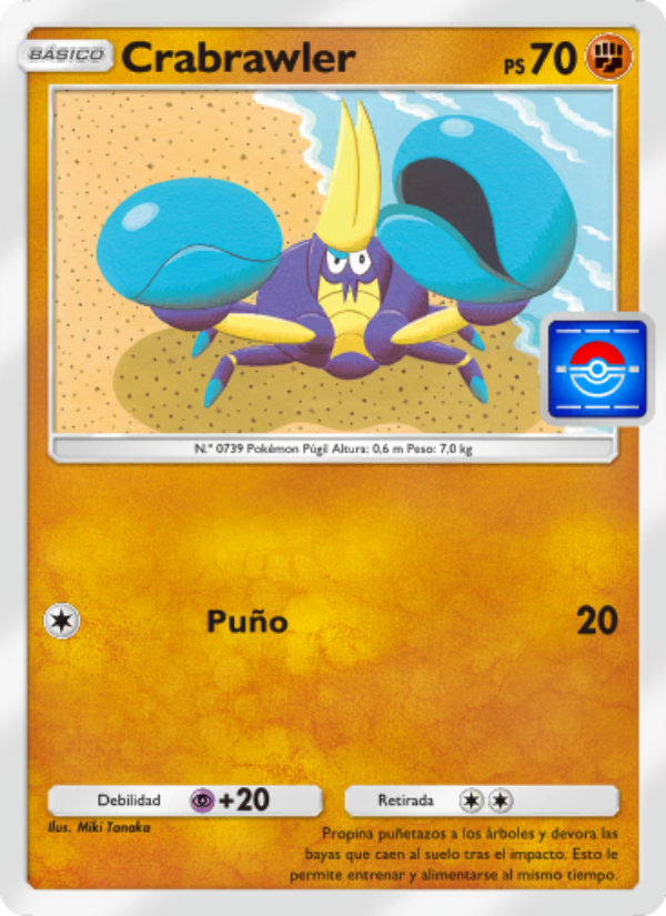 Crabrawler 071 — Promos-A (Spanish Pokémon TCG card)