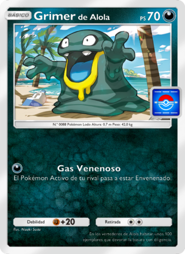 Grimerde Alola 072 — Promos-A (Spanish Pokémon TCG card)