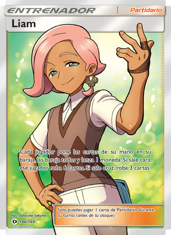 Liam 146 — Sun & Moon (Spanish Pokémon TCG card)