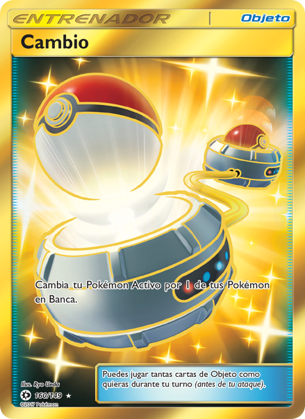 Cambio 160 — Sun & Moon (Spanish Pokémon TCG card)
