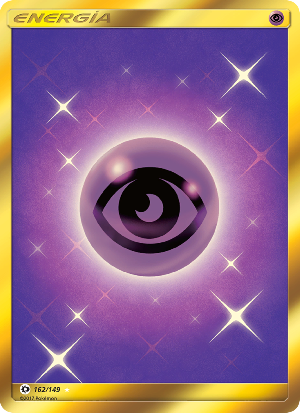 Energía Psíquica 162 — Sun & Moon (Spanish Pokémon TCG card)