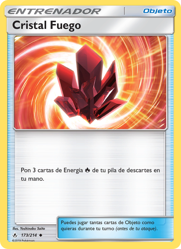 Cristal Fuego 173 — Unbroken Bonds (Spanish Pokémon TCG card)