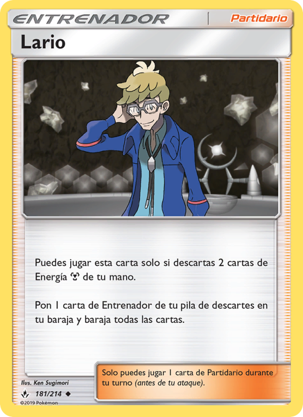 Lario 181 — Unbroken Bonds (Spanish Pokémon TCG card)