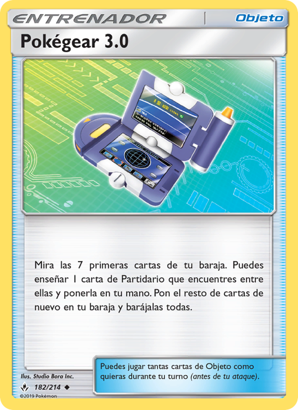 Pokégear 3.0 182 — Unbroken Bonds (Spanish Pokémon TCG card)