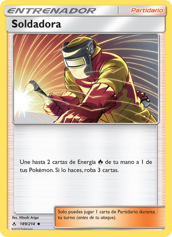 Soldadora 189 — Unbroken Bonds (Spanish Pokémon TCG card)