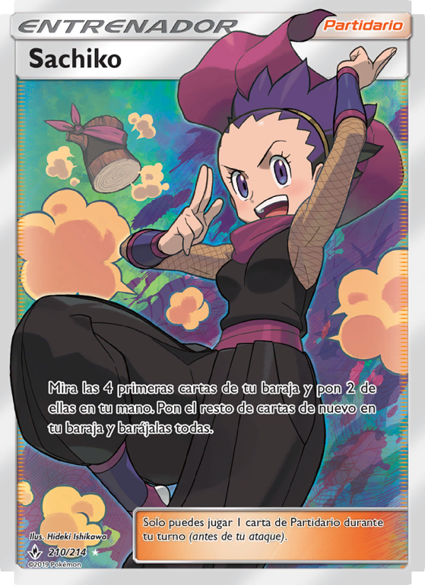 Sachiko 210 — Unbroken Bonds (Spanish Pokémon TCG card)