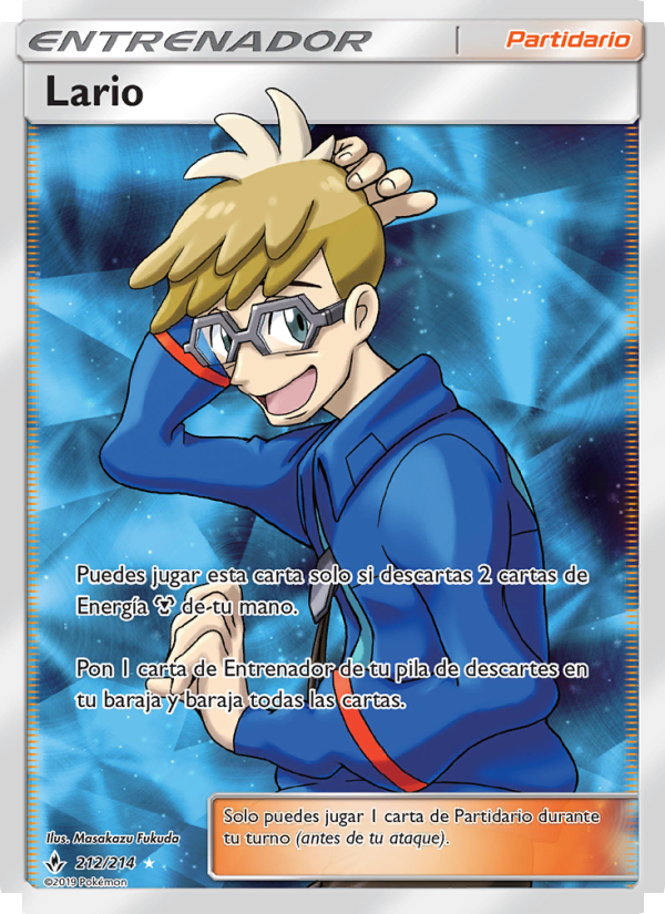 Lario 212 — Unbroken Bonds (Spanish Pokémon TCG card)