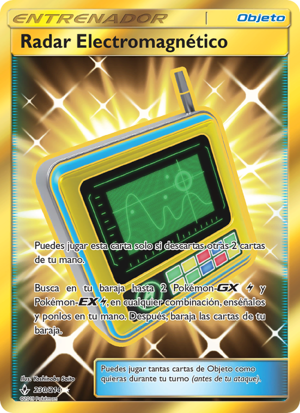 Radar Electromagnético 230 — Unbroken Bonds (Spanish Pokémon TCG card)