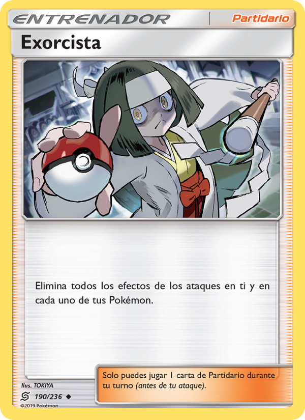 Exorcista 190 — Unified Minds (Spanish Pokémon TCG card)