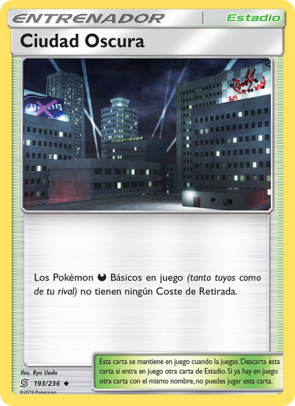 Ciudad Oscura 193 — Unified Minds (Spanish Pokémon TCG card)