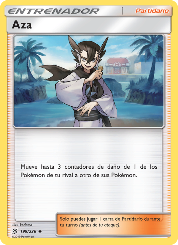 Aza 199 — Unified Minds (Spanish Pokémon TCG card)